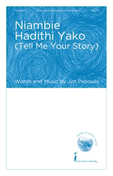 Niambie Hadithi Yako SSA choral sheet music cover